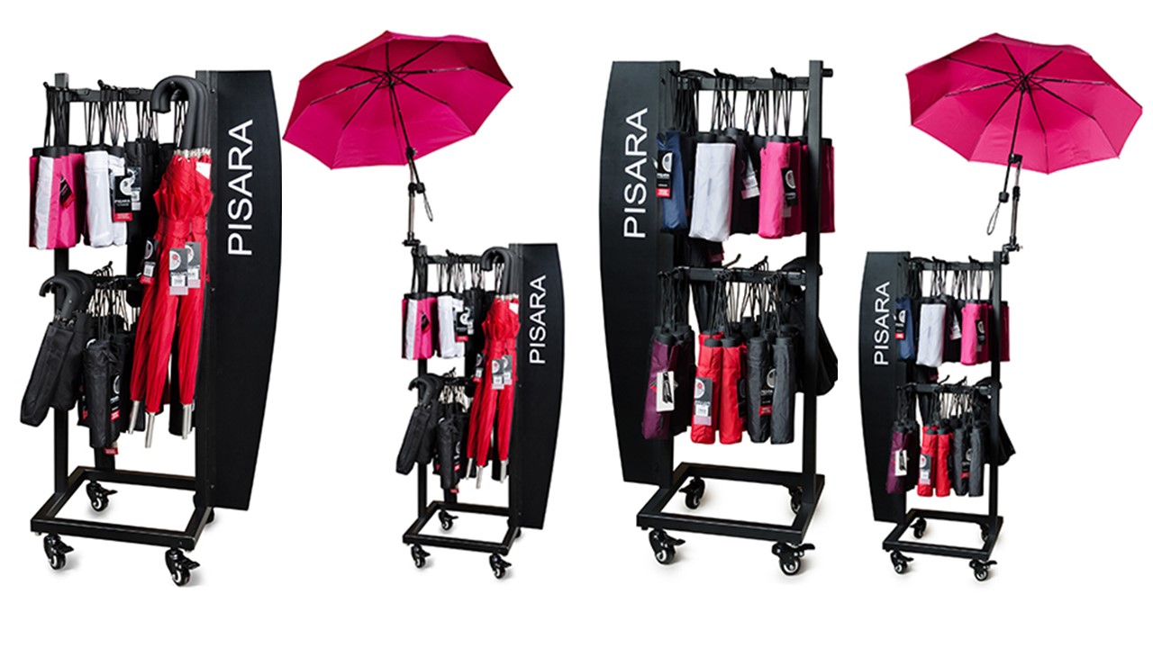umbrella display rack