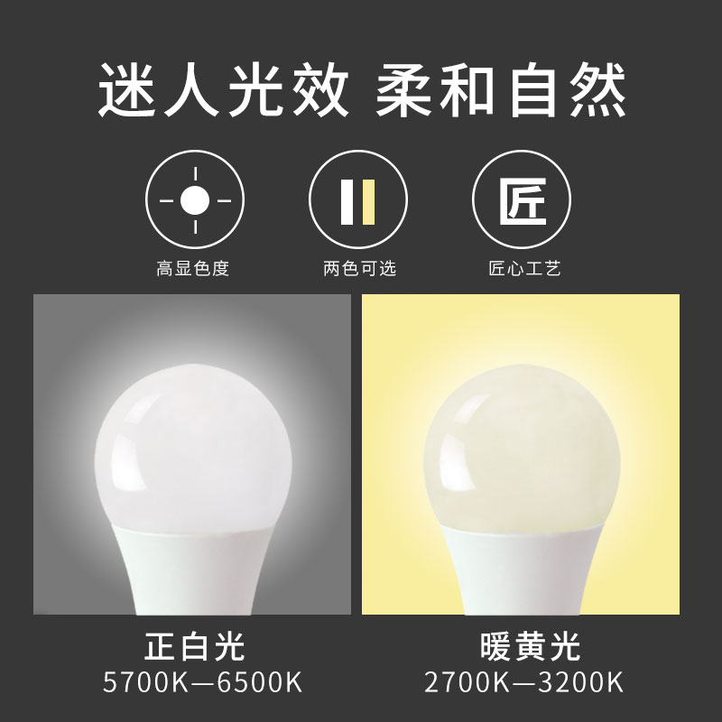 luce due colori disponibili lampadina a risparmio energetico e27