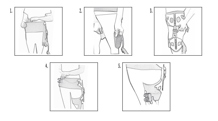 Istruzioni per i tutori per l'ortesi dell'anca