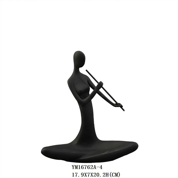 Abstract Resin Musician Figurine