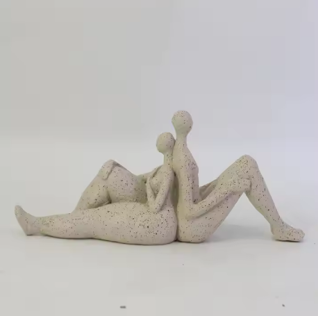 Abstract Couple Resin Statue