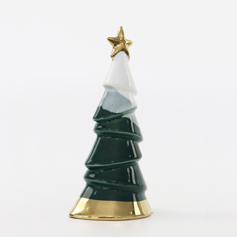 Semplice albero di Natale in ceramica