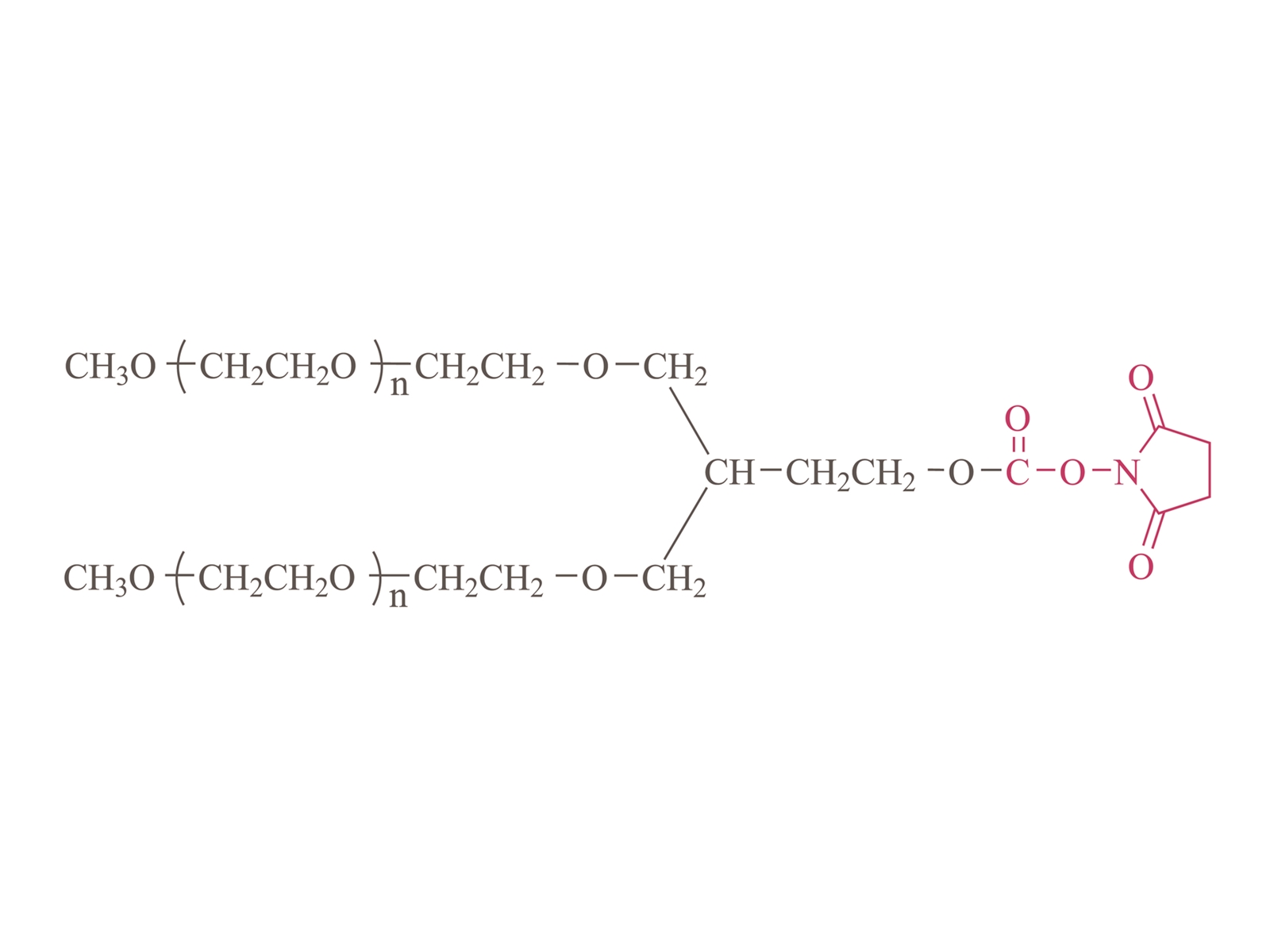 Metossipoly a 2 bracci (glicole di etilene) Succinimidyl Carbonate (PT02) [2-ARM PEG-SC (PT02)]