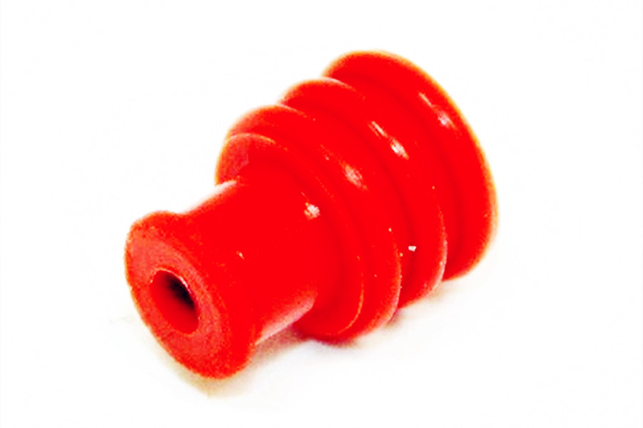 Guarnizioni in gomma siliconica rossa per proteggere il cablaggio