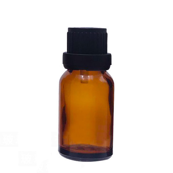 Bottiglia di vetro di olio essenziale di colore ambrato da 30 ml per cosmetico