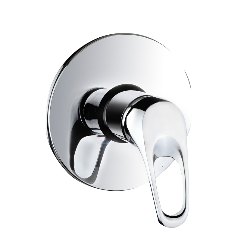 Miscelatore per doccia da bagno moderno con rubinetto nascosto in ottone 23015-CR-K1