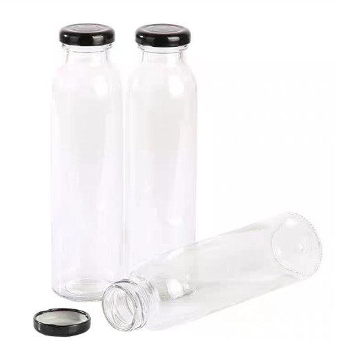 Bottiglia di vetro personalizzata da 350 ml per bevande e succhi