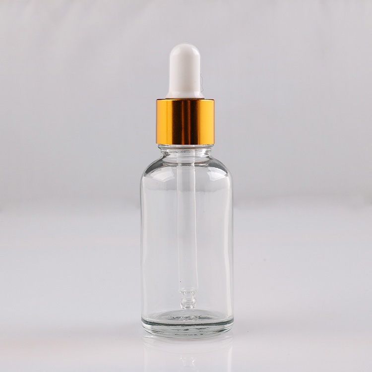 30ml bottiglia di olio essenziale vuoto trasparente trasparente con contagocce
