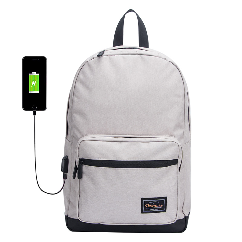 Suggiorna borsa per zaino per laptop USB di design più recente per viaggi e all'aperto