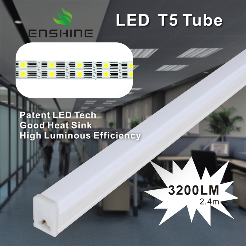 Elevata efficienza luminosa T5 Tube PC / Nano / Glass / AL + PC 6-32W YX-T5 LED