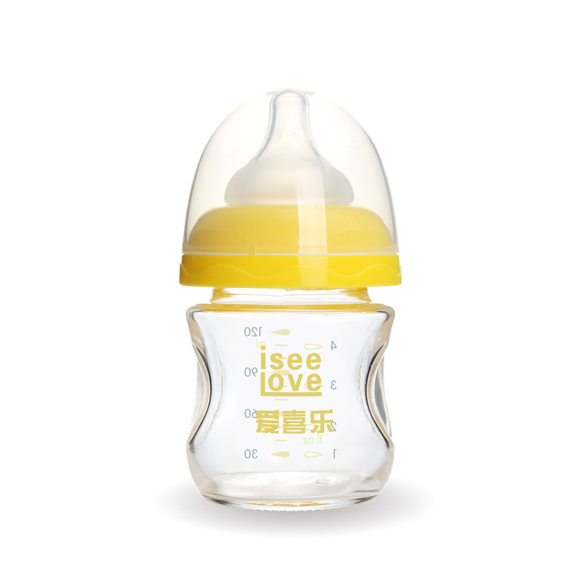 Bottiglia per neonata in vetro antischione da 120ml 4oz