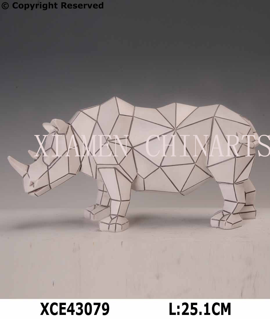 Home Deco-resina Rhinoceros XCE43079
