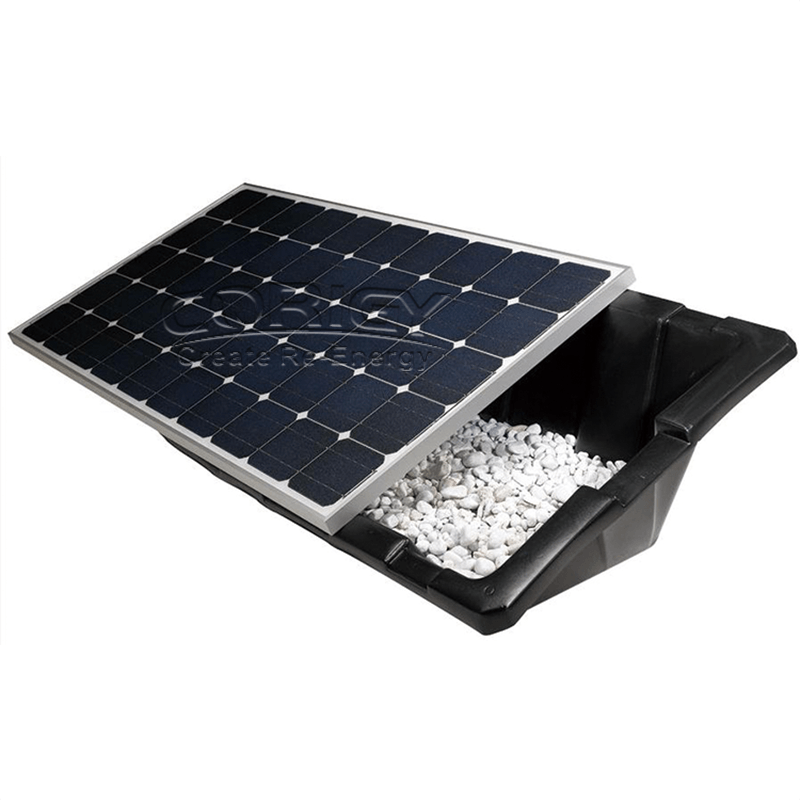 Sistema di montaggio del tetto del tetto di plastica per pannelli solari