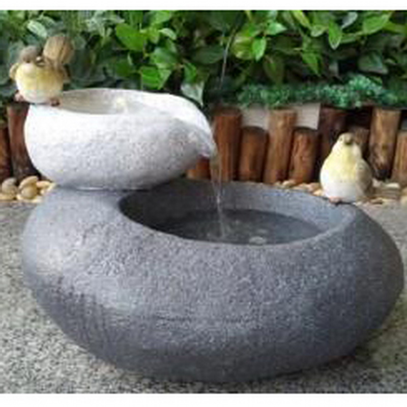 vendita calda fontana d'acqua per interni ed esterni con uccello