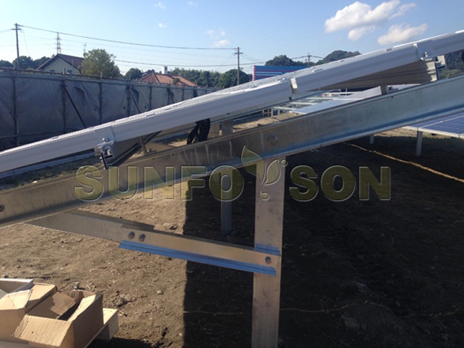 Sistema di montaggio solare del mucchio di SunRack