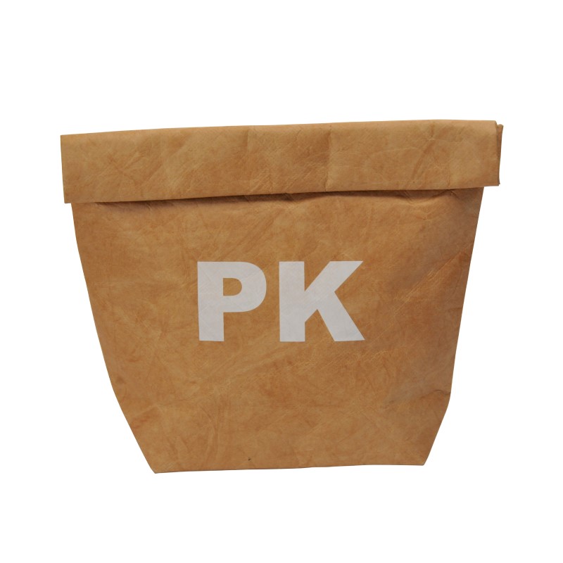 OEM Promotional Classic Brown Paper Lunch Bag | Reusable Tyvek Bag | Eco-Friendly, Washable, Durable, Leakproof | For Men, Women, Kids at Work, School, Picnic