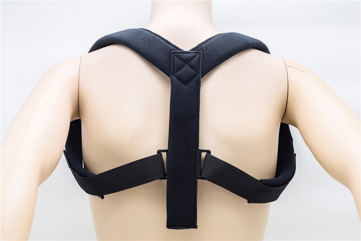 Supporto per clavicola regolabile Superiore Braceschiatura della cinghia della clavicola posteriore per il correttore di postura