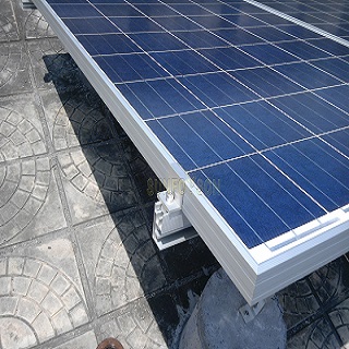 Sistema di montaggio del tetto piano angolo fisso SunRack II