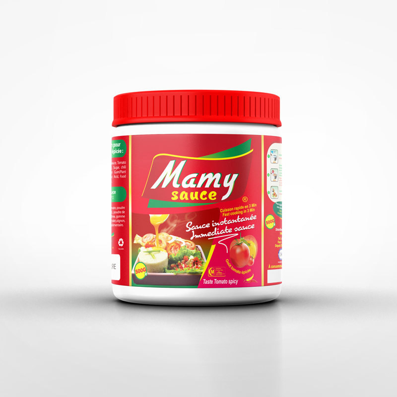Mamy Sauce Brand Halal Pomodoro Pomodoro Mix Salsa in polvere Polvere Piccante 500G x24TUBS