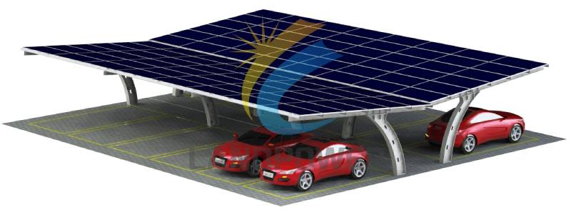 Struttura del carport in acciaio solare PV