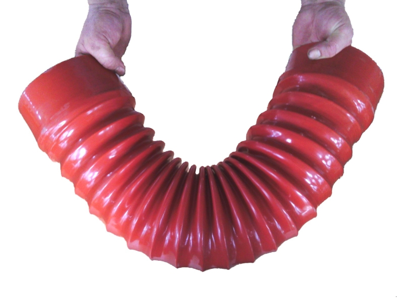 Tubo ondulato filo in acciaio in gomma siliconica