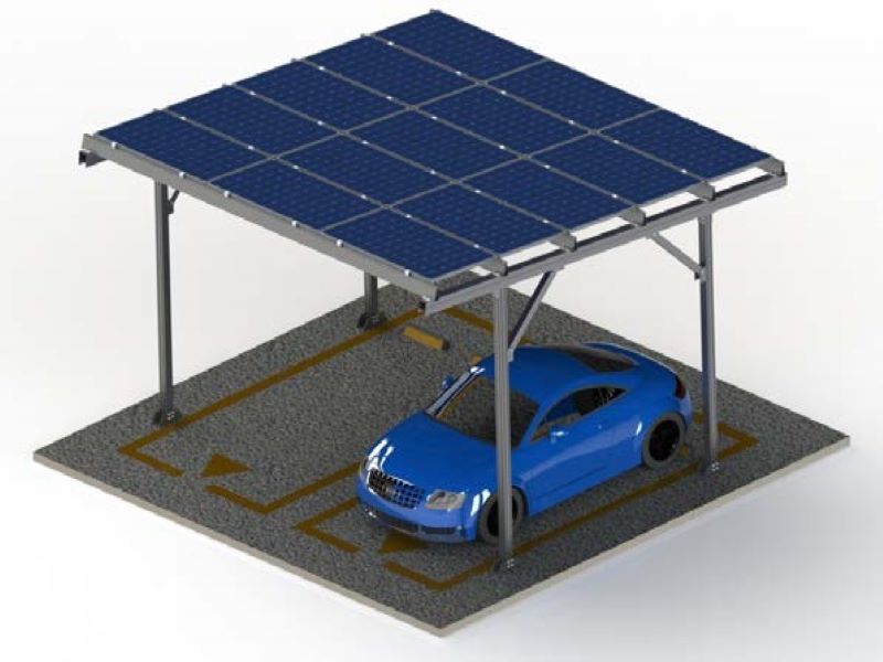 Sistema di montaggio automobilistico solare