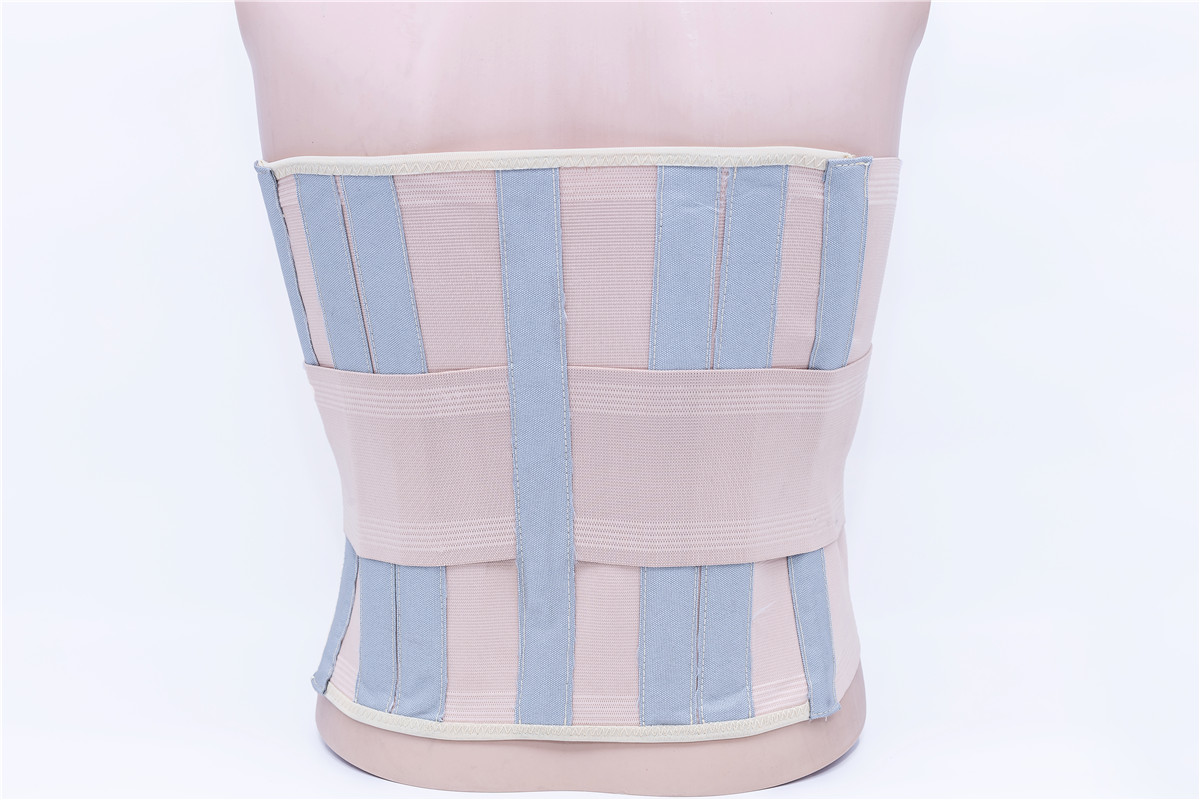Cintura elastica regolabile e brace posteriore per il dolore alla schiena o il correttore postura