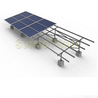 Supporto per montaggio solare in acciaio galvanizzato