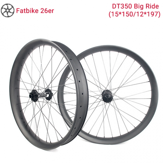 Lightcarbon 26 Ruote in carbonio Fatbike DT350 Big Ride Snow Bike Wheels Boke