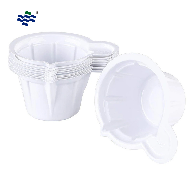 Semplici tazze di urina in plastica monouso 40ml