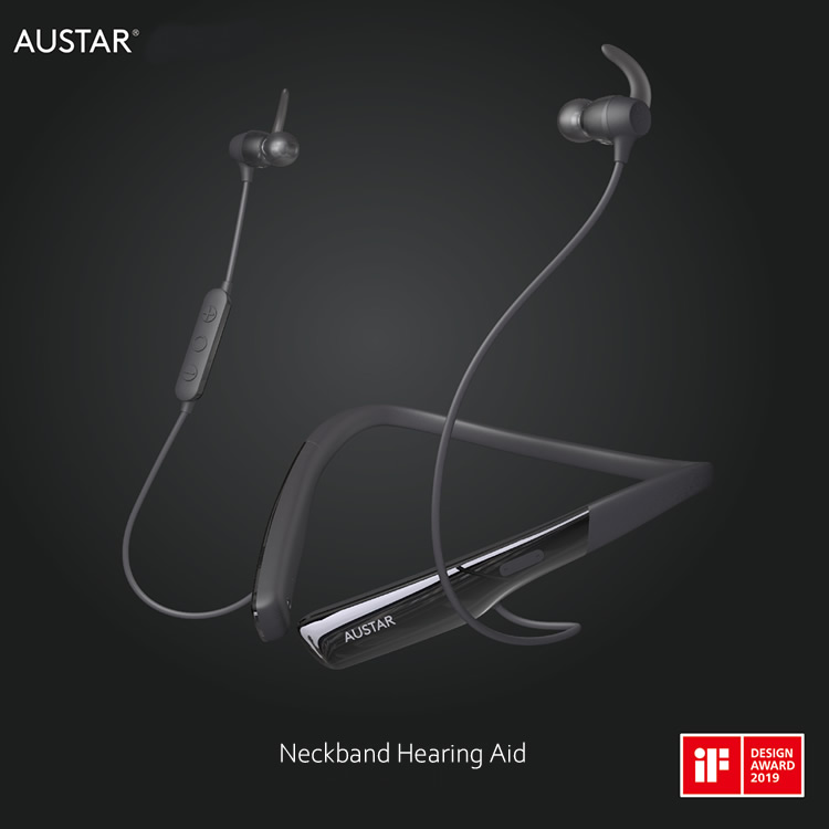 Cadenza N Neckband Hearing Aids Digital Intelligent Wireless Neckband Amplificatore udito