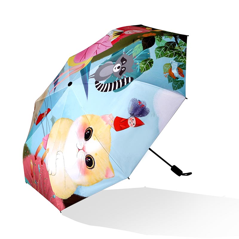 Piccolo design automatico di ombrelli pieghevole antivento
