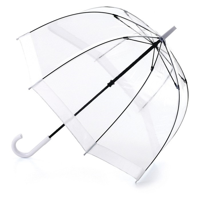 Grande ombrellone a cupola trasparente antivento