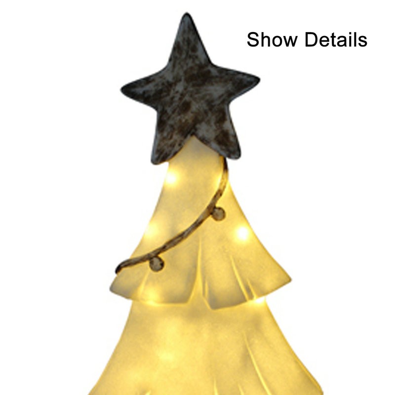 Lampade arenaria l'albero leggero con la star superiore per Natale