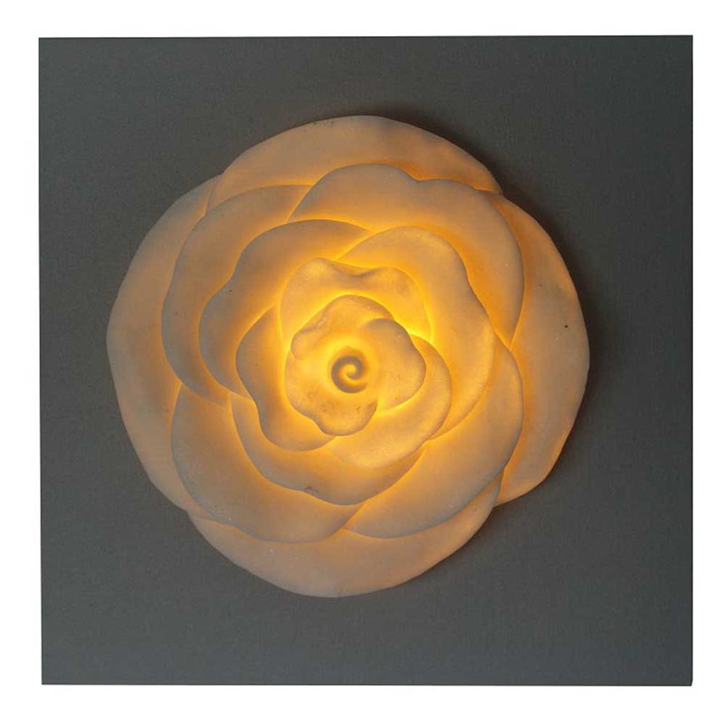 Rose Design decorativo in legno MDF per mestiere con luci a LED per decorazione