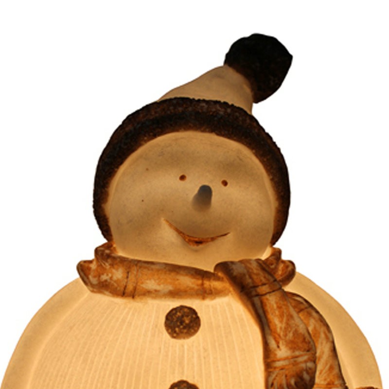 Best Seller White Christmas Bim Basched Snowman Lamp per uso interno