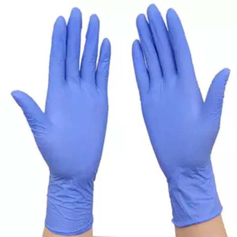 Guanti di nitrile usa e getta senza polvere Blu 6 MIL guanti di nitrile