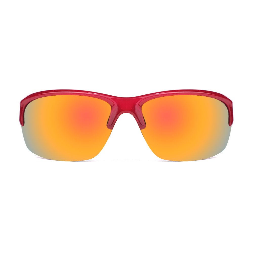 Occhiali da sole da ciclismo unisex di alta qualità Occhiali da sole sportivi da esterno Occhiali sportivi monopezzo TR90 Protezione UV da uomo