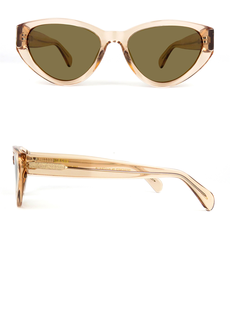 2021 nuovi occhiali da sole in acetato alla moda da donna di lusso trasparenti classici trasparenti di moda italiana di fascia alta