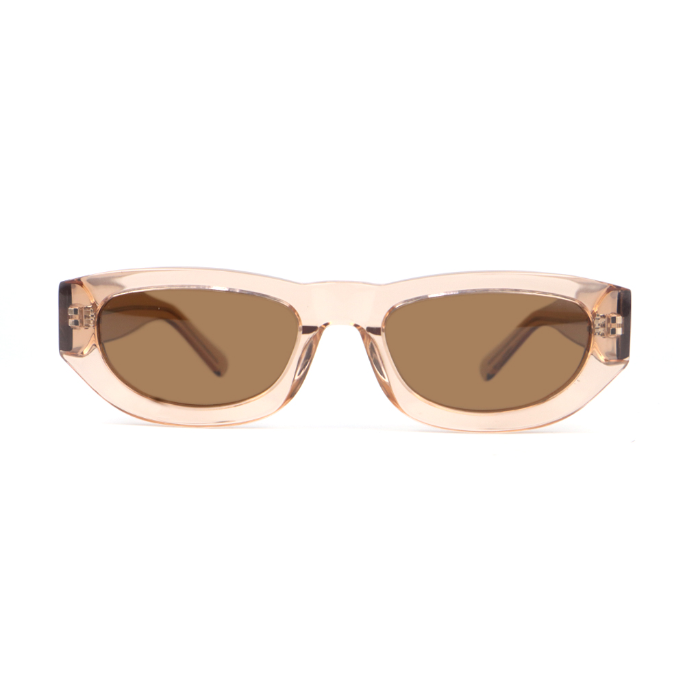 2022 Nuovo logo personalizzato all'ingrosso tendenza moda uomo piccola montatura ovale occhiali da sole in acetato di alta qualità occhiali da sole personalizzabili da donna