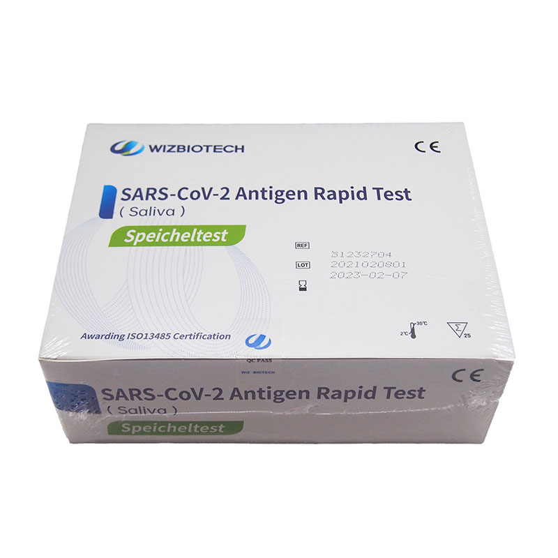 Kit per test rapido dell'antigene ad alta precisione Kit di rilevamento rapido Ag per raccolta saliva senza tampone