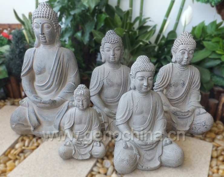 Statua di Buddha in resina di vendita in fabbrica per la decorazione del giardino
