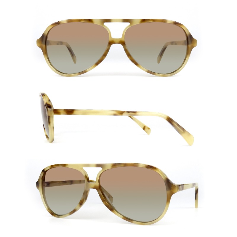 I più nuovi occhiali da sole personalizzati Logo uomini alla moda tonalità di tendenza occhiali da sole da donna oversize in acetato aeronautico di alta qualità 2022