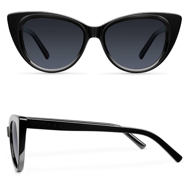 2022 Nuovo logo personalizzato produttore tonalità occhiali da sole di lusso di fascia alta Cat Eye montatura in plastica occhiali da sole donna uomo moda occhiali da sole alla moda
