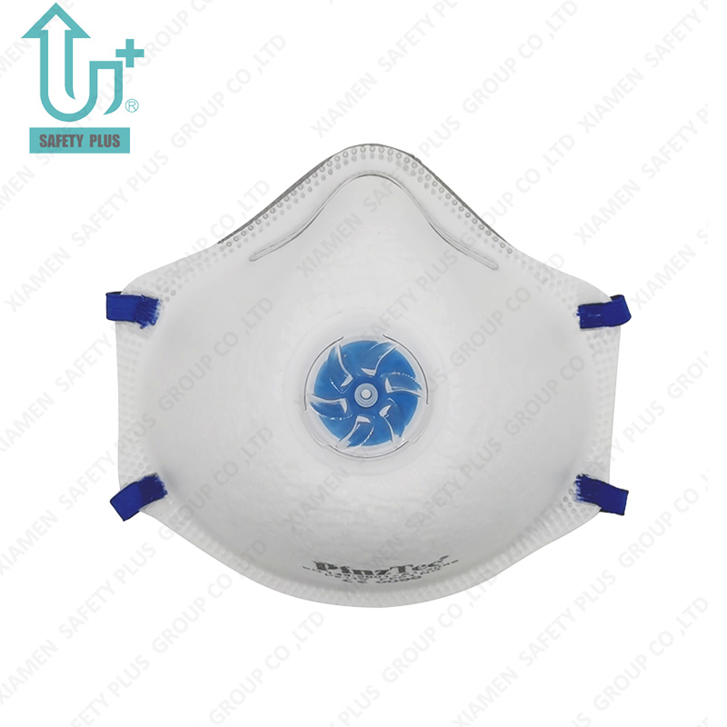 Testa di alta qualità con filtro protettivo FFP1 Nr. Maschera antipolvere a forma di tazza con valvola