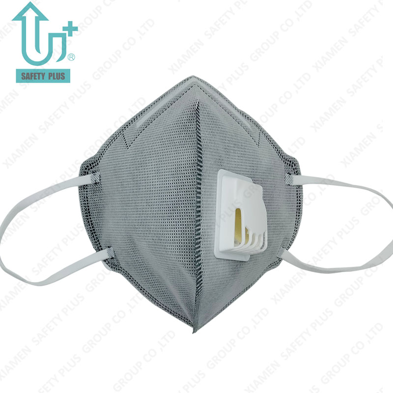 Design regolabile con clip per naso Filtro KN95 Respiratore protettivo pieghevole per il viso