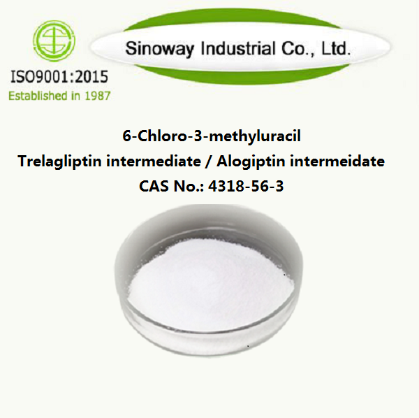 6-cloro-3-metiluracile/intermedio Trelagliptin/intermedio Alogiptin 4318-56-3