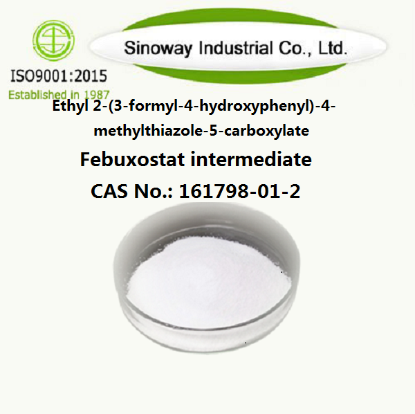 Etil 2-(3-formil-4-idrossifenil)-4-metiltiazolo-5-carbossilato/intermedio Febuxostat 161798-01-2