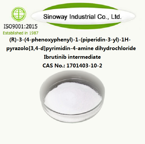 (R)-3-(4-fenossifenil)-1-(piperidin-3-il)-1H-pirazolo[3,4-d]pirimidin-4-ammina dicloridrato Intermedio Ibrutinib 1701403-10-2
