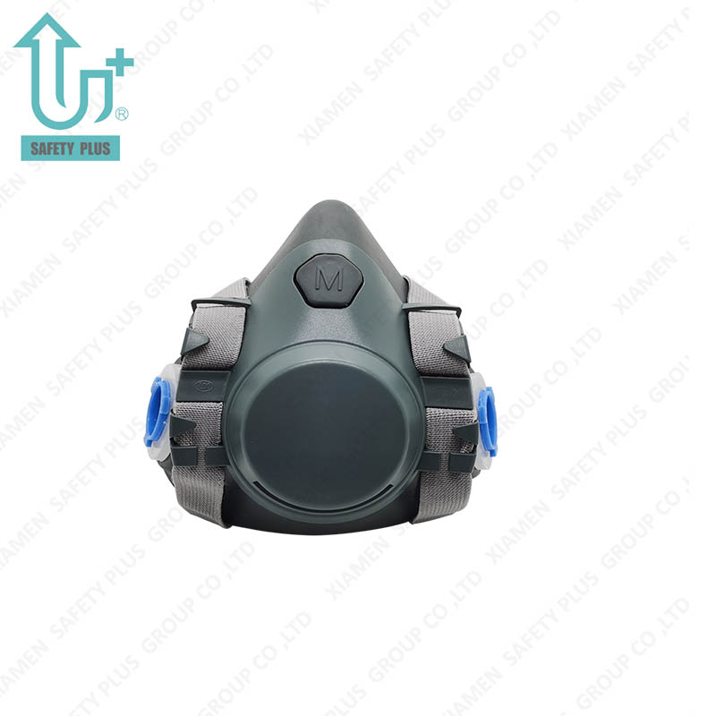 Maschera antitossica Protezione speciale del lavoro Maschera antigas in gomma Filtro per respiratore chimico per l'industria mineraria o altri DPI